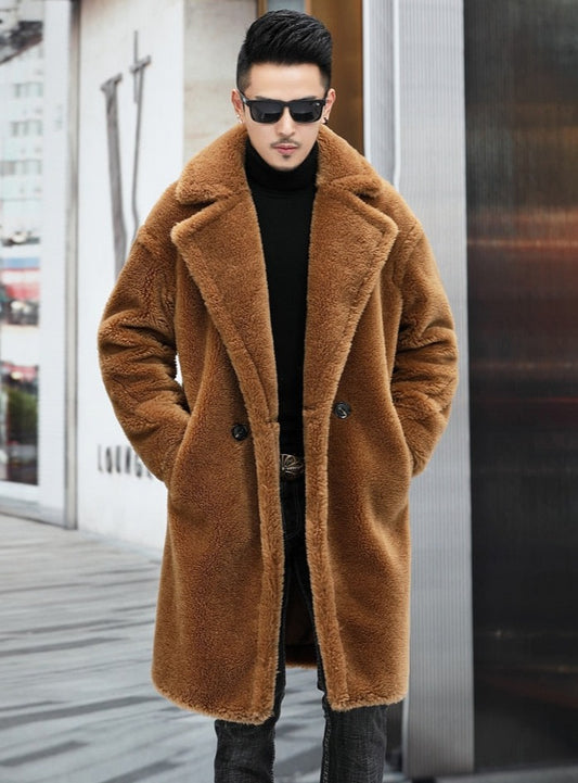 Shearling Teddy Bear Long Coats