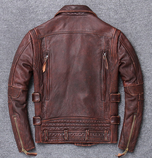 Genuine Leather Vintage Moto Jackets