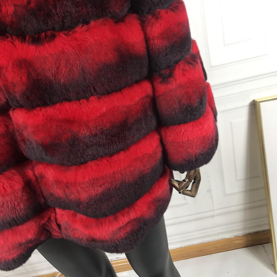 Real Fur Coats Big Turndown Collar