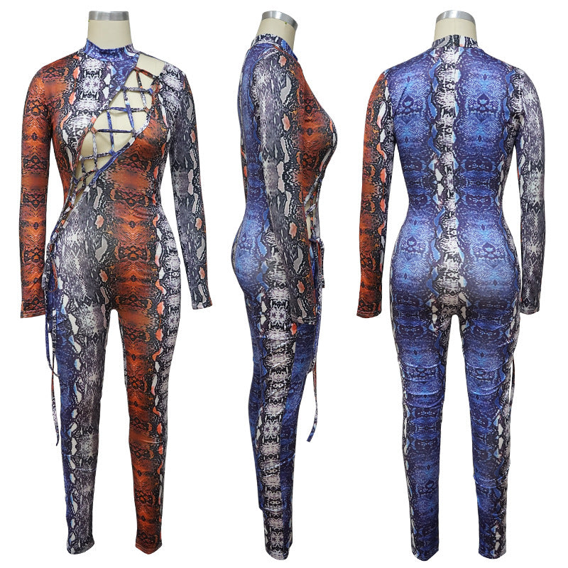 Snake Bandage Baddie Jumpsuit