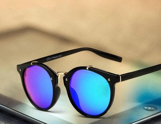 Vintage Round Color Tint Sunglasses