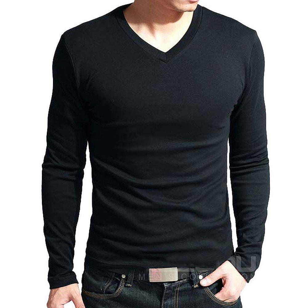 High-elastic Cotton Long Sleeve Tees