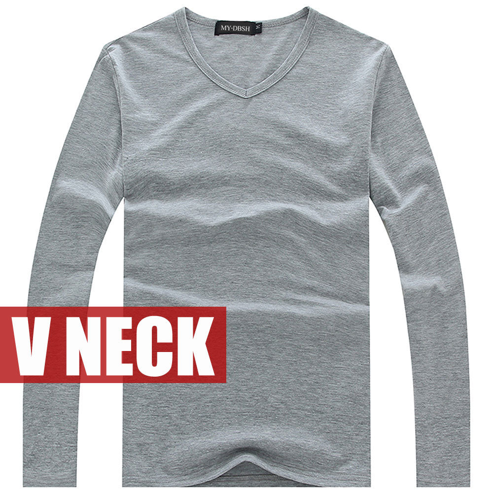 High-elastic Cotton Long Sleeve Tees