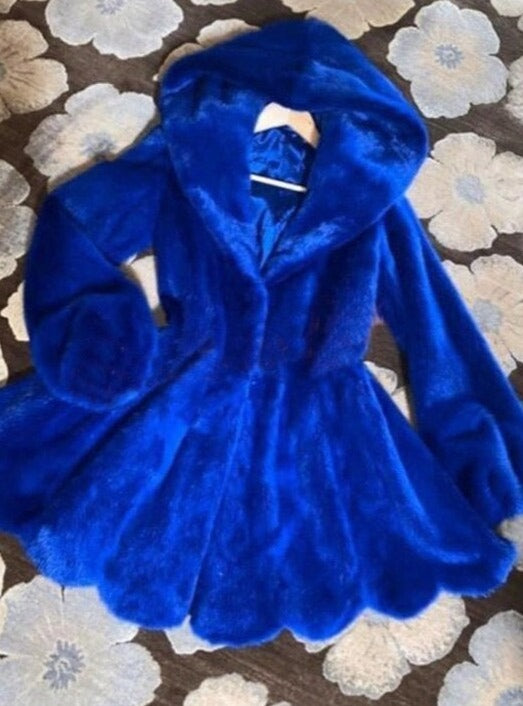 Natural Real Mink Fur Coat With Hood (Multi- Styles)