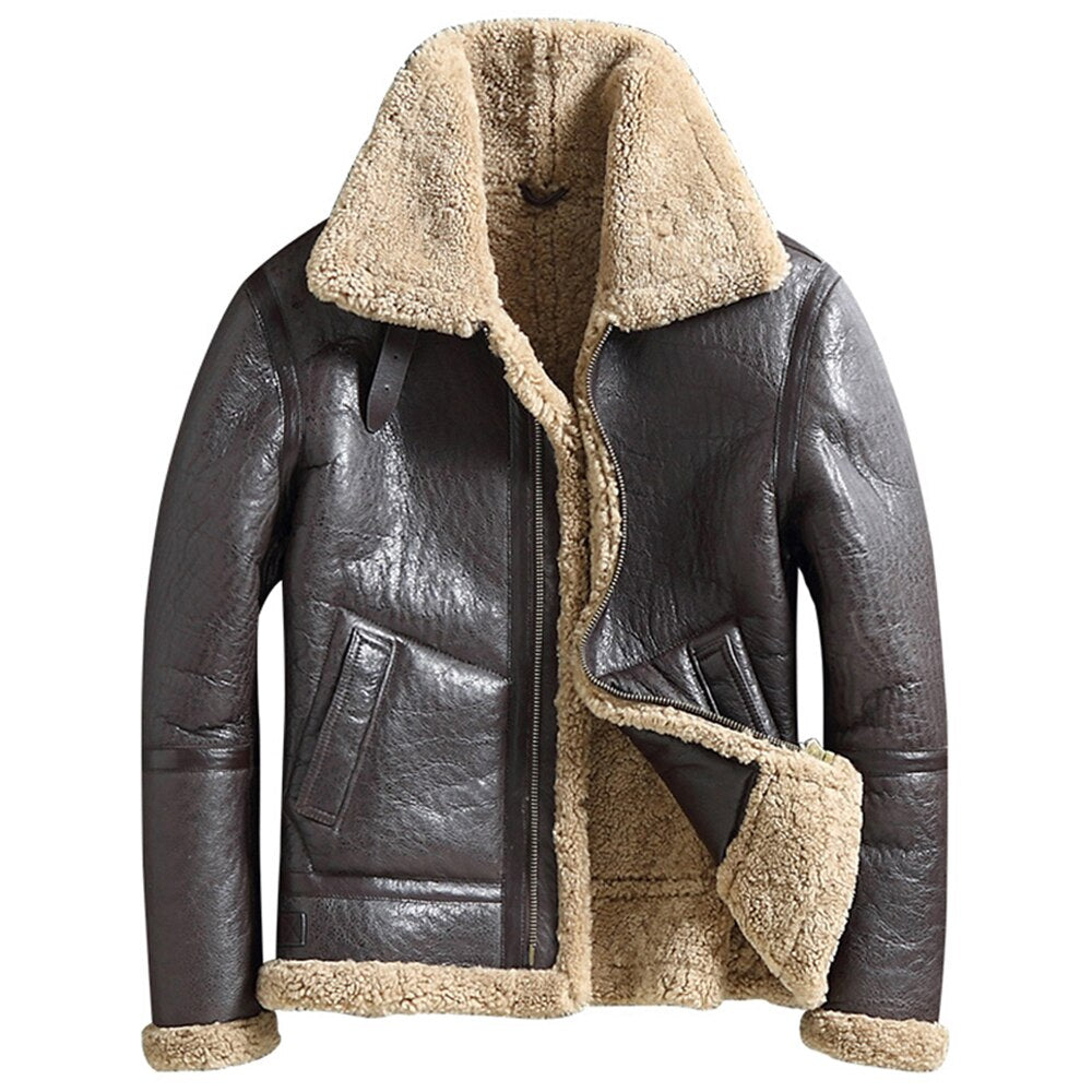 Genuine Leather Fur Shearling Coats