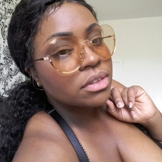 Vintage Half Frame Sunglasses