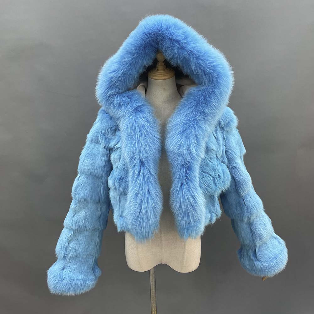 Collection Of Cuff, Collar, & Hood  Fur Crop Coats