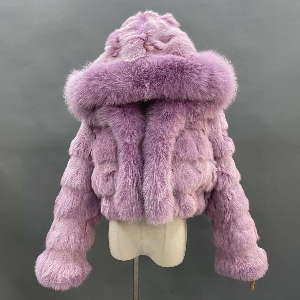 Collection Of Cuff, Collar, & Hood  Fur Crop Coats