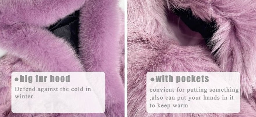 Collection Of Cuff, Collar, & Hood  Fur Crop Coats