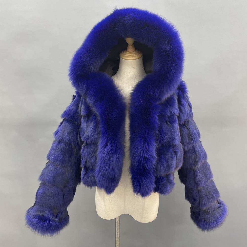 Collection Of Cuff, Collar, & Hood  Fur Crop Coats