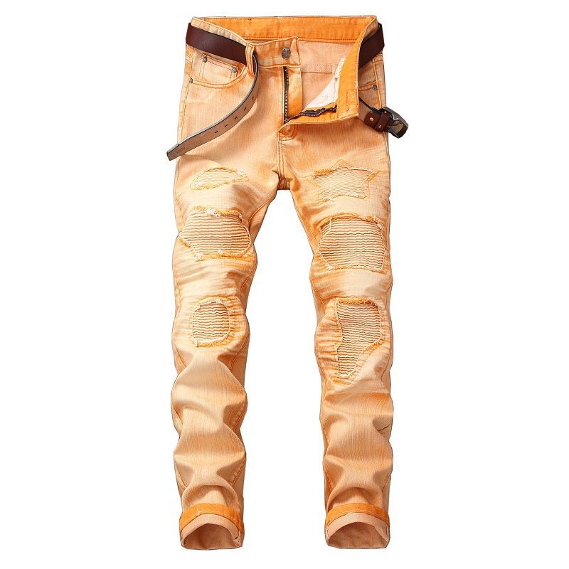 Fade Ripped Patch Jeans
