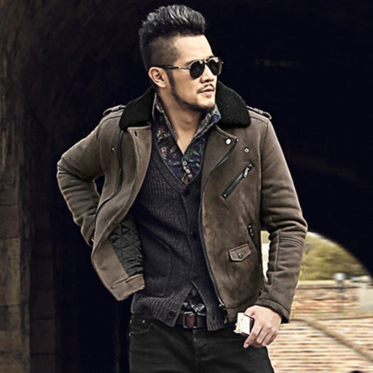 Motorcycle Faux Leather Jacket