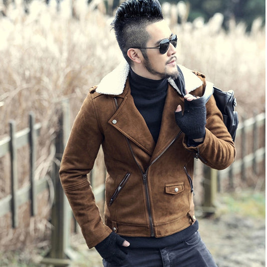 Motorcycle Faux Leather Jacket