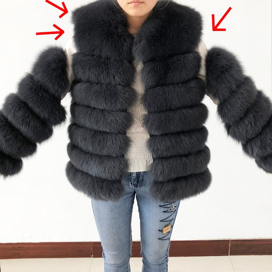 Genuine Fox Fur Leather Vest/Jackets