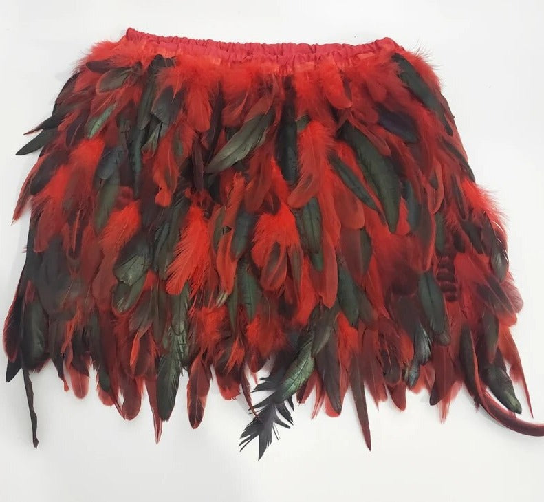 Real Feather Mini Skirts