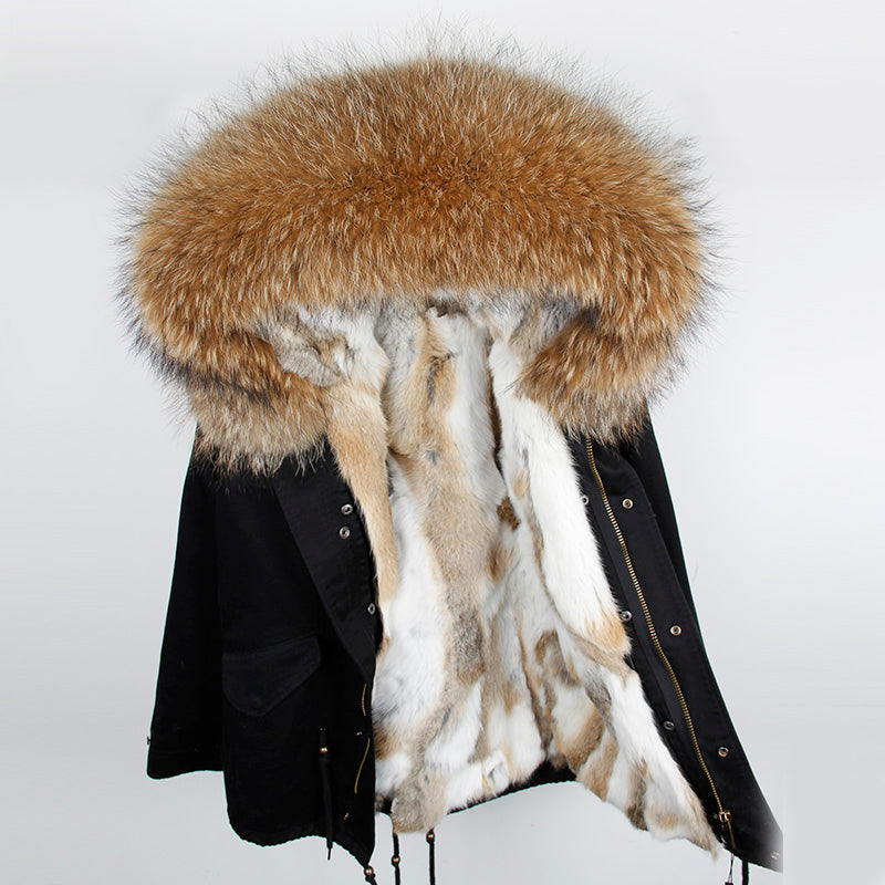 Real Fur Warm Thick Parkas (Collection of 18)