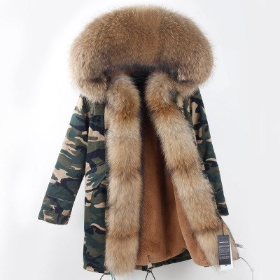 Real Fur Thick Hooded Faux Fur Liner Parkas (Mutli- Colors, Styles)