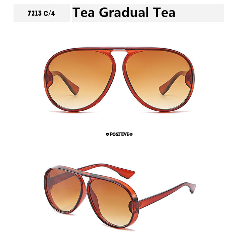 Vintage Oversized Tortoise Sunglasses