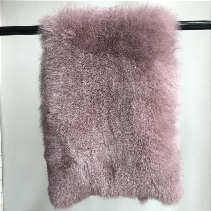 Real Fox Fur Long Detachable Coats