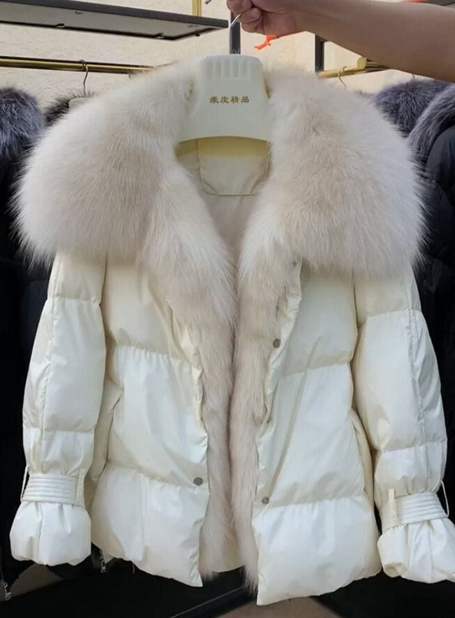 Big Fur Collar Down Puffer Coats