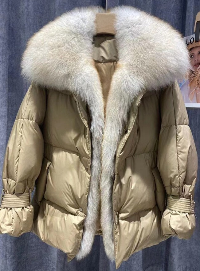 Big Fur Collar Down Puffer Coats