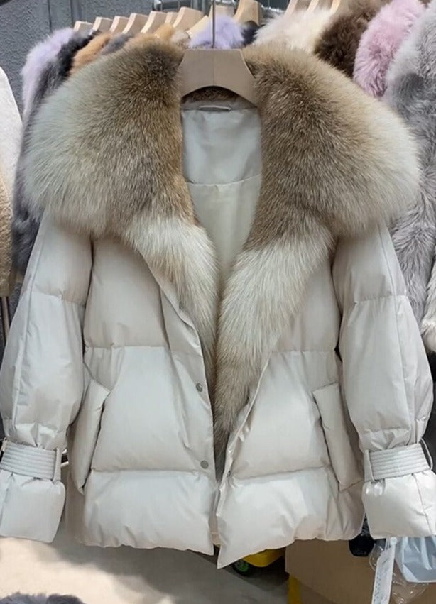 Big Fur Collar Down Puffer Coats