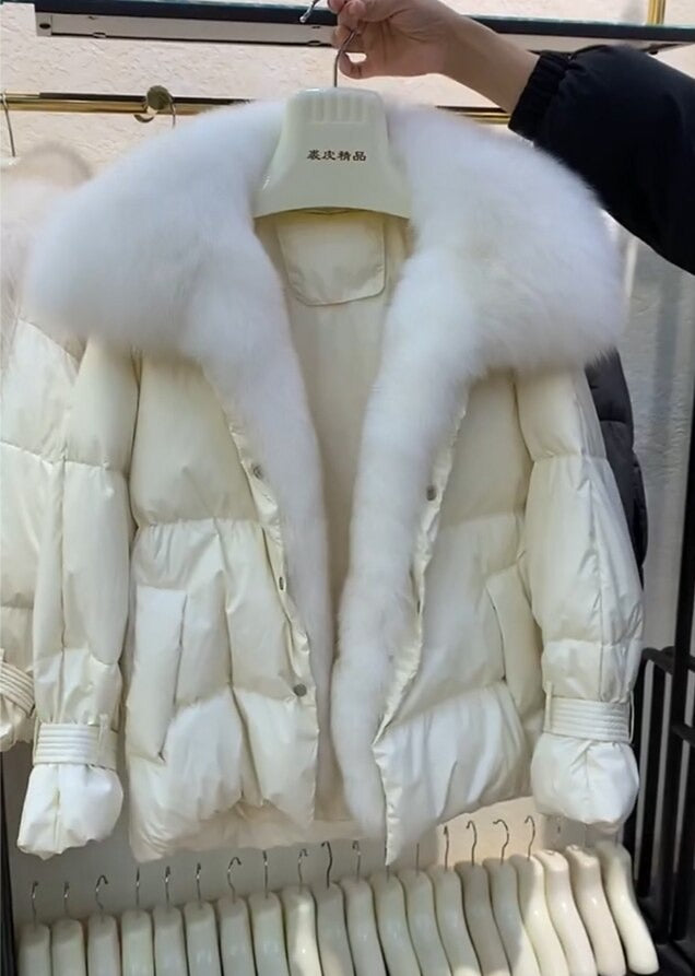 Big Fur Collar Down Puffer Coats