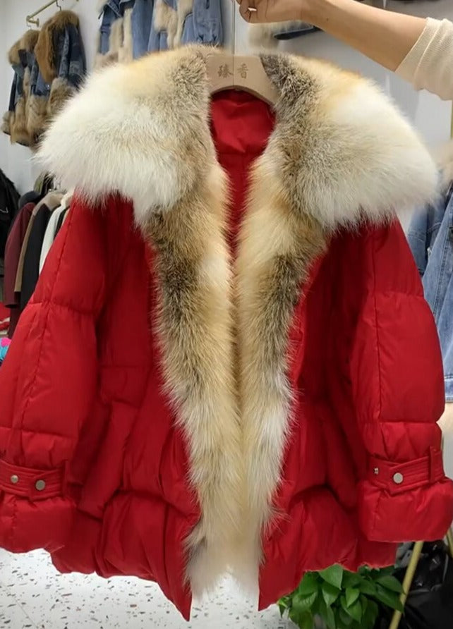 Big Fur Collar Down Puffer Coats