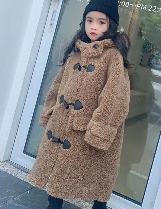 Cashmere Coats Plush Shearing Real Fur