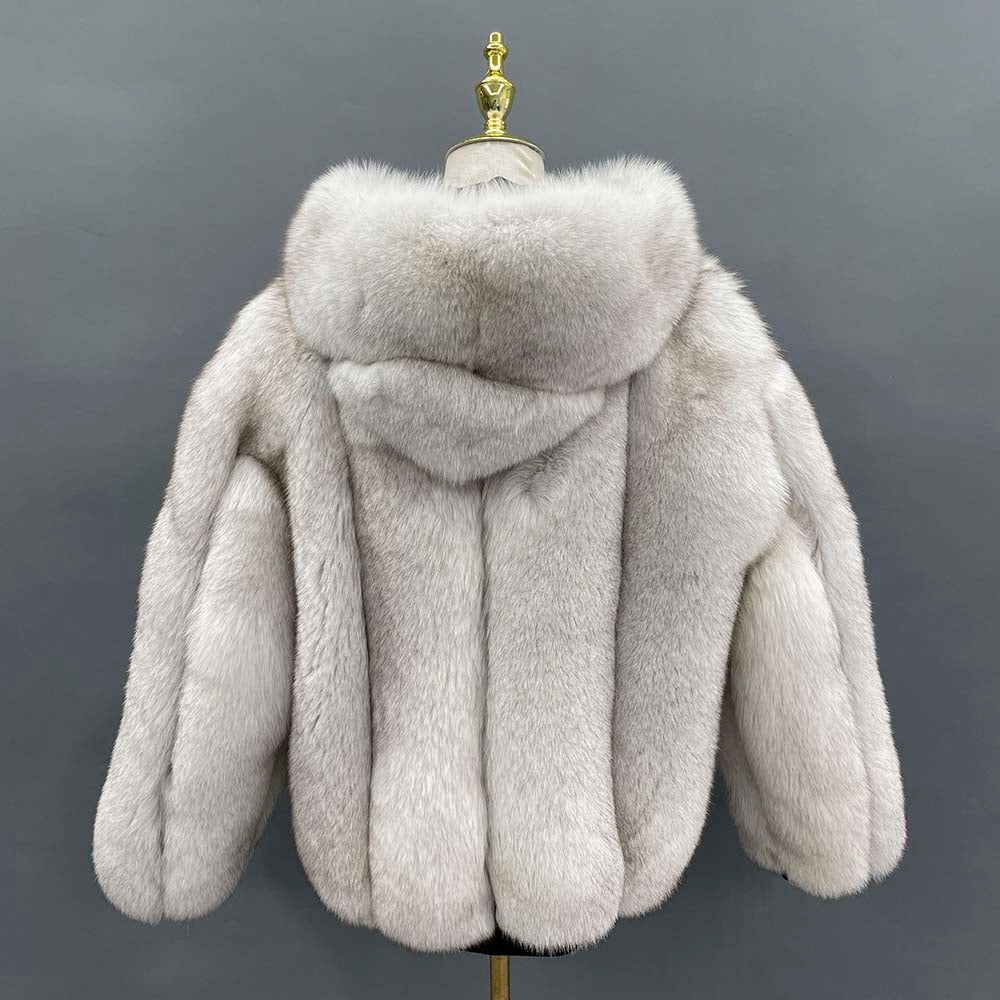 Real Fox Fur Hooded Bombers