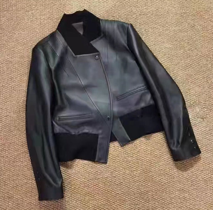 Genuine Leather Jacket Short