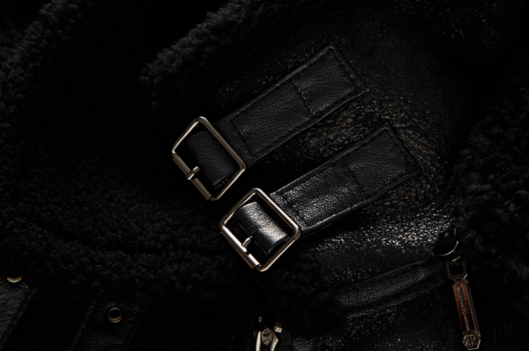 Genuine Leather Hooded Wool Lining Real Fur Coat – Elevate Swag