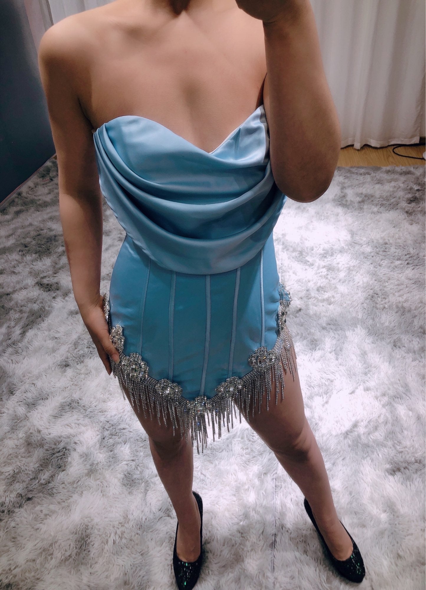 Crystal Bralette Bra Bikini Tassel – Elevate Swag