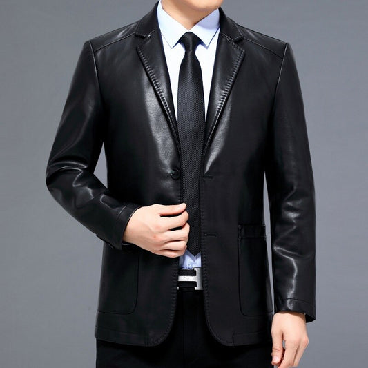 Genuine Leather Jackets Business Armor Anti-Stab
