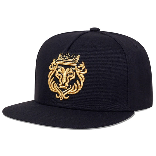 Lion Embroidered Snapback Hats