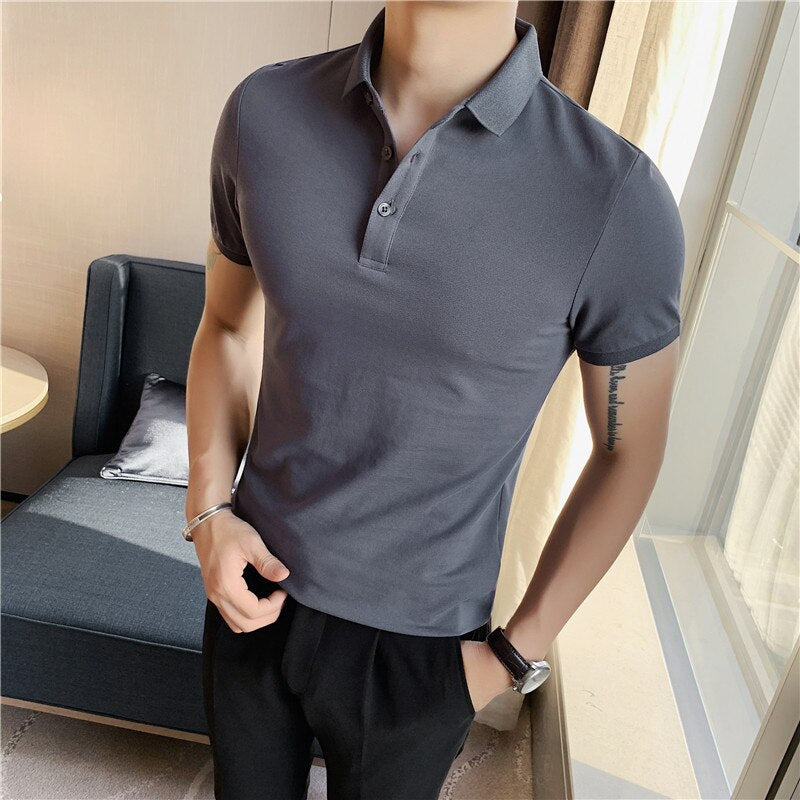 Pure Cotton Shorts Sleeve POLO Shirts