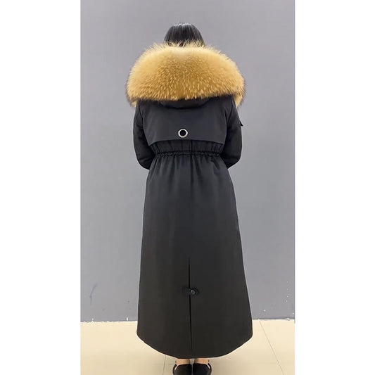 Real Fur Liner Real Fur Parkas X-Long Coats