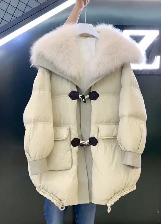 Goose Down Real Fur Puffer Coats