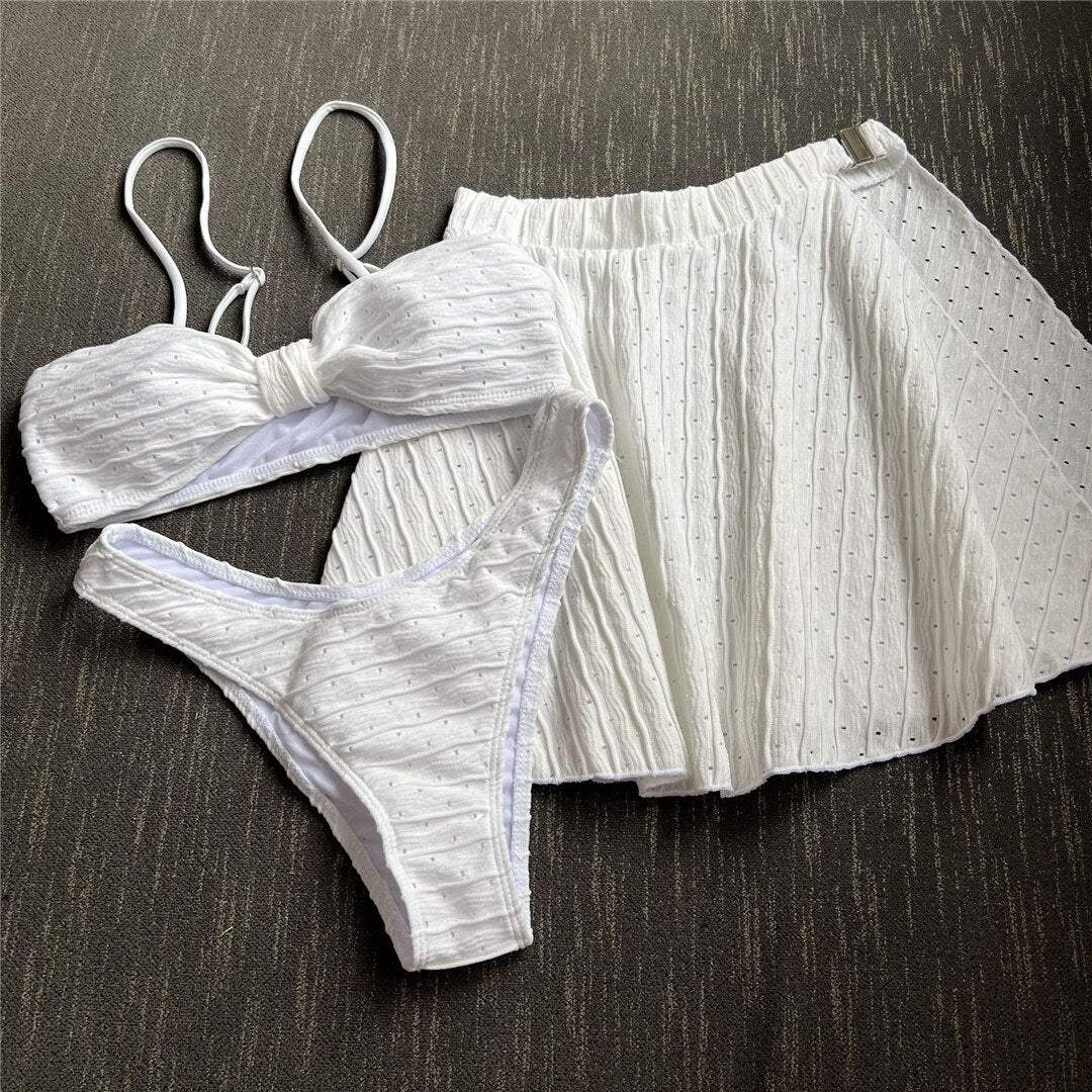 Bikini Set & Open Mini Skirt Sets