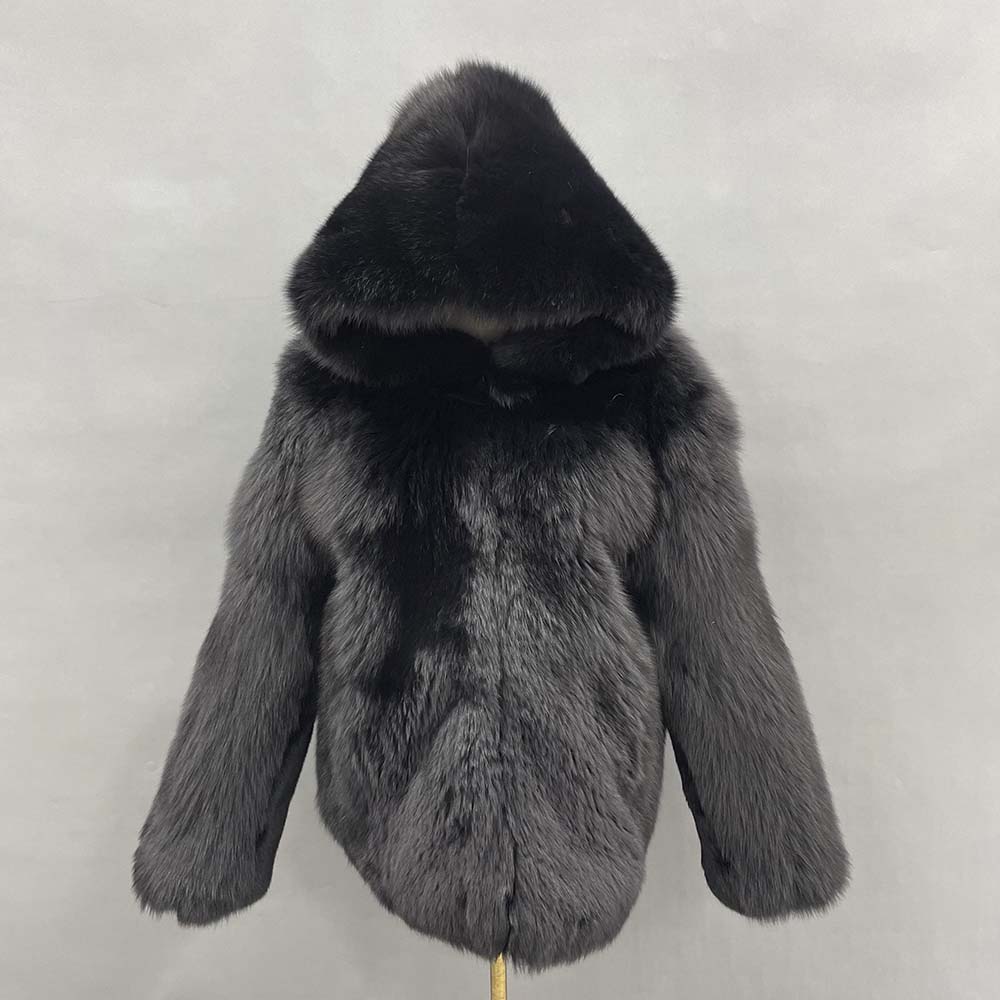 Real Fox Fur Hooded Bombers