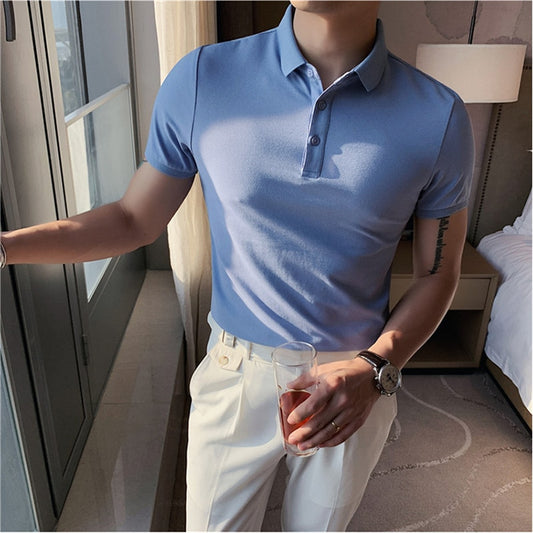 Pure Cotton Shorts Sleeve POLO Shirts