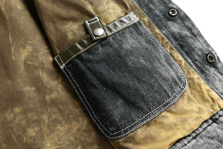 ROCK-IT Apparel® Man Leather-Denim Jacket, Size S to XXXL, Genuine Lamb  Leather