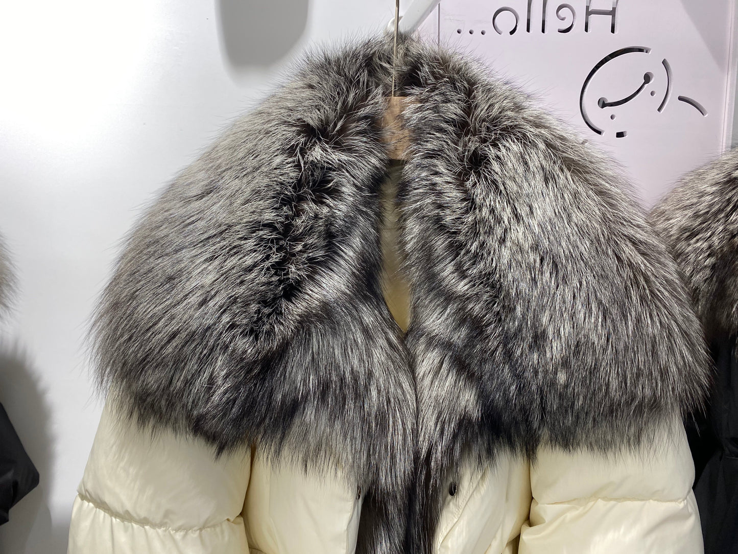 Goose Down Big Fur Collar Puffer Jackets