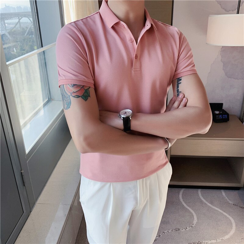 Pure Cotton Shorts Sleeve POLO Shirts