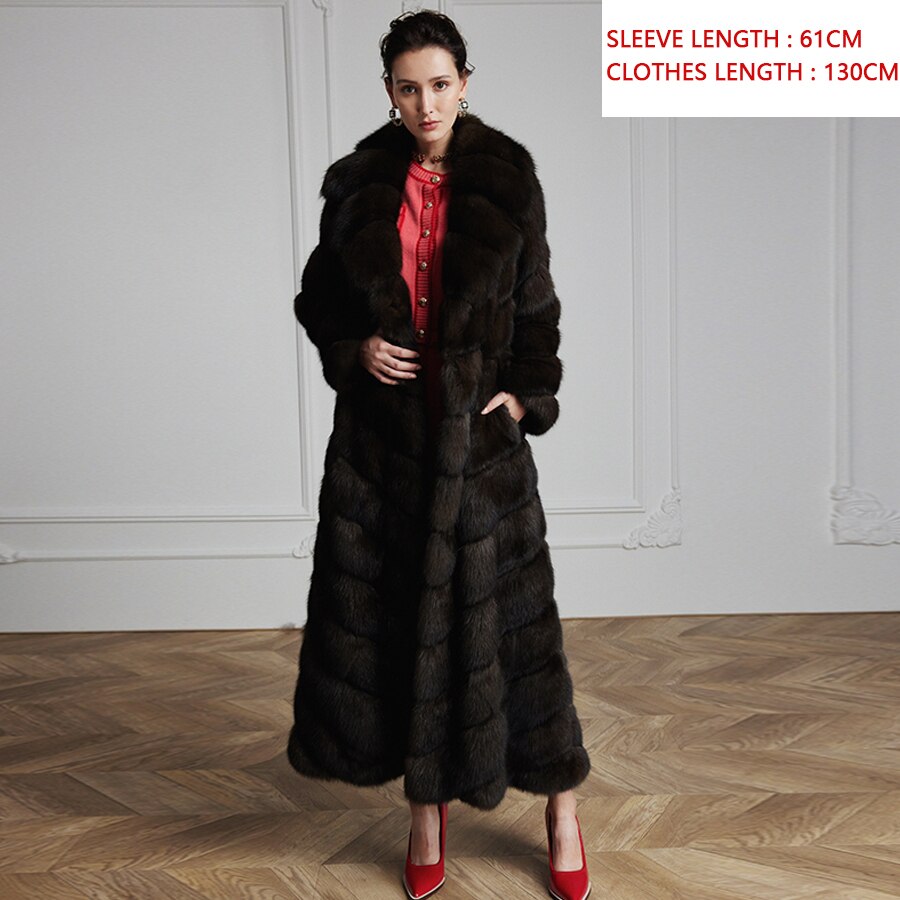 Luxury X-Long Real Fur Coat