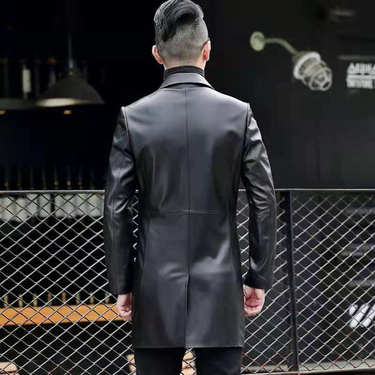 Genuine Leather Jackets Slim 3 Button