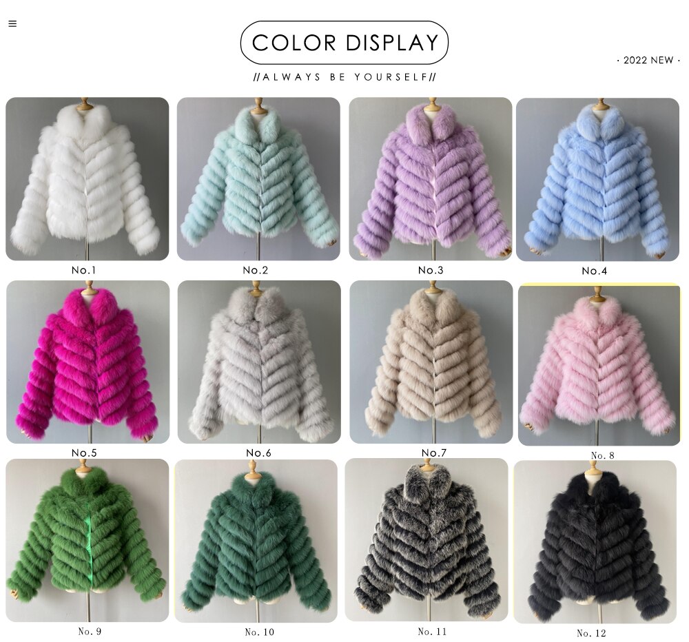 Reversible Knitted Real Fur Coats Silk Liner