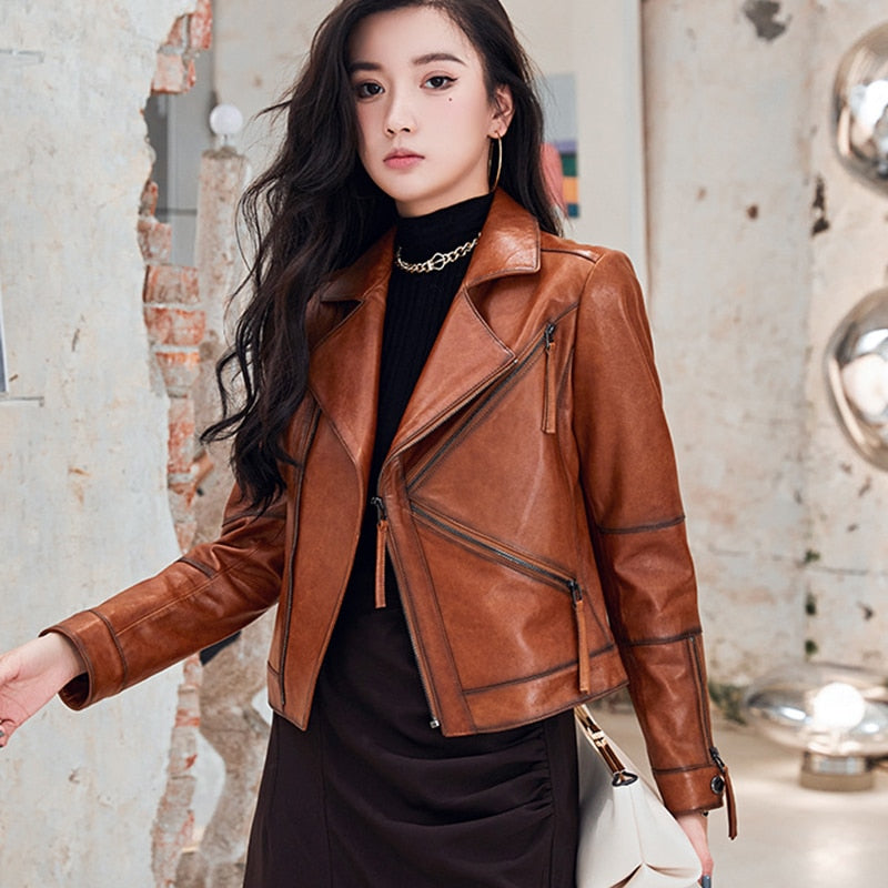 Genuine Leather Jackets Classy Moto