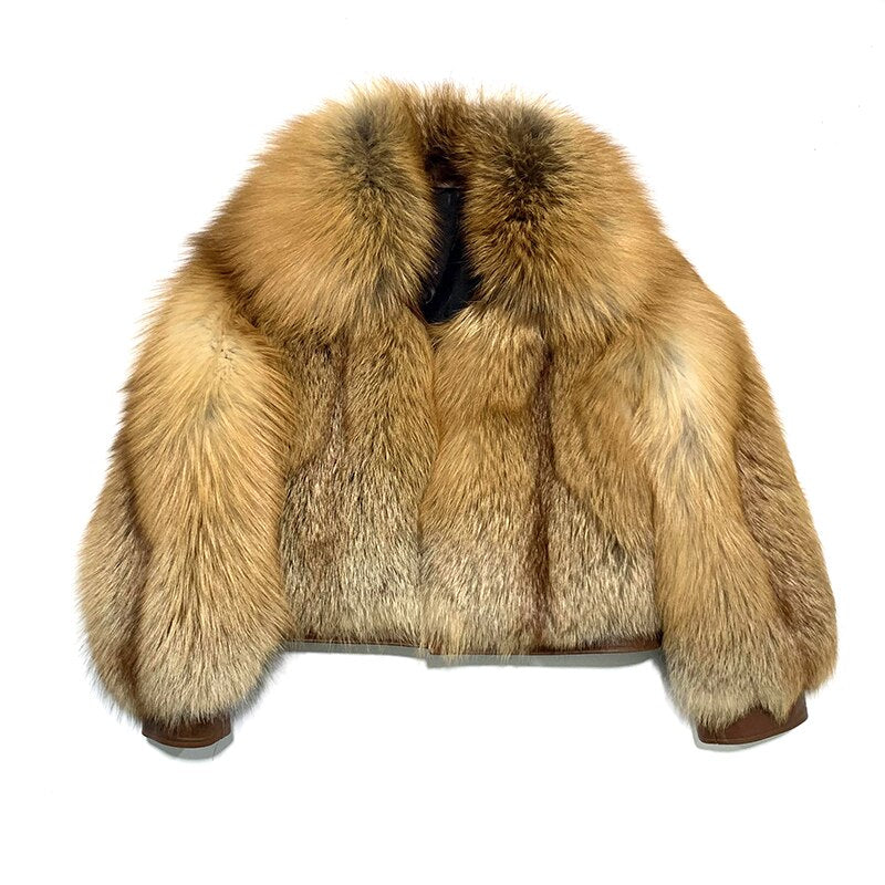 Genuine Leather Real Fur Bombers