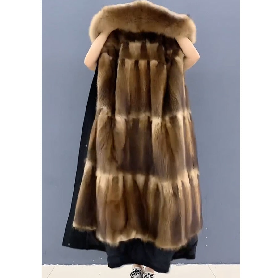 Real Fur Liner Real Fur Parkas X-Long Coats